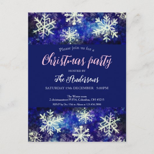 kerstfeestdag briefkaart (Voorkant)