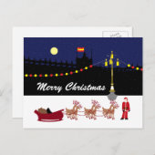 Kerstfeestdag Briefkaart in Madrid (Voorkant / Achterkant)