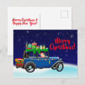 kerstfeestdag Briefkaart voor kerstmis (Voorkant / Achterkant)