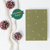 Kerstfeestdag Bull Terrier Ugly Sweater Party Kaart