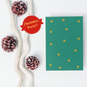 Kerstfeestdag Bull Terrier Ugly Sweater Party Kaart