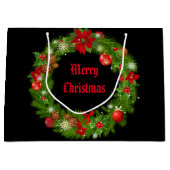 Kerstfeestdag, cadeaubon large cadeauzakje (Voorkant)