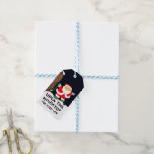 Kerstfeestdag Cadeaulabel (Met Touw)