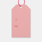 Kerstfeestdag Cadeaulabel (Achterkant)