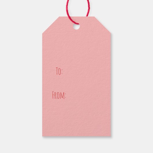 Kerstfeestdag Cadeaulabel (Achterkant)