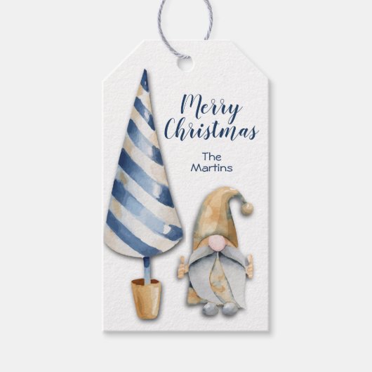 Kerstfeestdag Cadeaulabel (Voorkant)