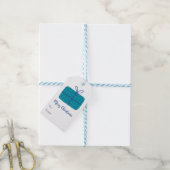 Kerstfeestdag Cadeaulabel (Met Touw)