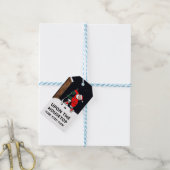 Kerstfeestdag Cadeaulabel (Met Touw)