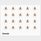 kerstfeestdag | CadeauLabel Ronde Sticker (Vel)