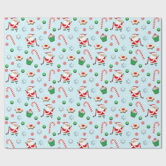 Kerstfeestdag Cadeaupapier (Vlak)