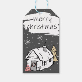 Kerstfeestdag, cadeautje Label Cadeaulabel