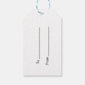 Kerstfeestdag, cadeautje Label Cadeaulabel (Achterkant)