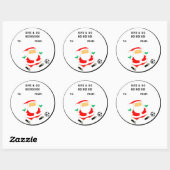 Kerstfeestdag cadeautjes Labels (Vel)