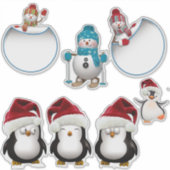 Kerstfeestdag Collectie Sticker (Voorkant)