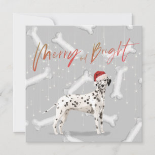 Kerstfeestdag Dalmatian Dog Pattern Greep