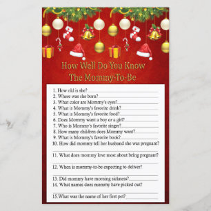 Kerstfeestdag Decor hoe goed je het spel kent