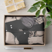 Kerstfeestdag | Dog-weefselpapier Tissuepapier (Geschenk)