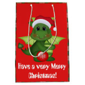kerstfeestdag Dragon kinder cadeautas (Voorkant)