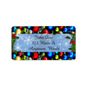 kerstfeestdag etiket (Voorkant)