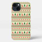 Kerstfeestdag, Evergreen iPhone-case iPhone Hoesje (Achterkant)