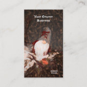 Kerstfeestdag  feestdag visitekaartje (Voorkant)