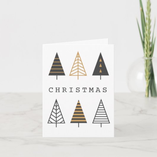 kerstfeestdag feestdagen kaart (Voorkant)