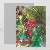 kerstfeestdag feestdagenkaart (Voorkant / Achterkant)