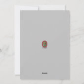 kerstfeestdag feestdagenkaart (Achterkant)