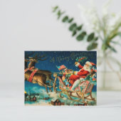  kerstfeestdag feestdagenkaart (Staand voorkant)