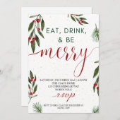 kerstfeestdag feestdagenkaart (Voorkant / Achterkant)