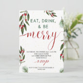 kerstfeestdag feestdagenkaart (Staand voorkant)