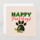 kerstfeestdag | Fijne feestdag voor honden (Voorkant / Achterkant)