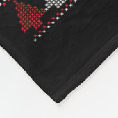 Kerstfeestdag Fleece Deken (Hoek)