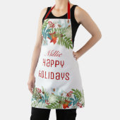 kerstfeestdag - Floral op maat Schort (Insitu)