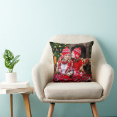 Kerstfeestdag Foto Kussen (Stoel)