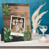  kerstfeestdag foto van Wood Acorn Fotoplaat (Zijkant)