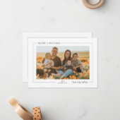  kerstfeestdag - Fotokaart Notitiekaartje (Voorkant / Achterkant in situ)