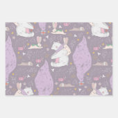 Kerstfeestdag, geïllustreerd inpakpapier vel (Voorkant 2)