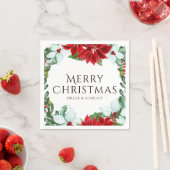 Kerstfeestdag in bedrijf servet (Insitu)