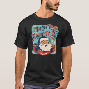 Kerstfeestdag in de kerstkerstfeestlijst t-shirt
