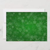 Kerstfeestdag in de waterverf kaart (Achterkant)