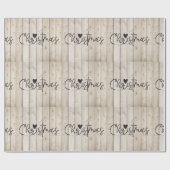 Kerstfeestdag in het Land Cute Holiday Cadeaupapier (Vlak)