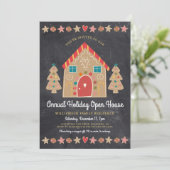 Kerstfeestdag in het Open House Kaart (Staand voorkant)