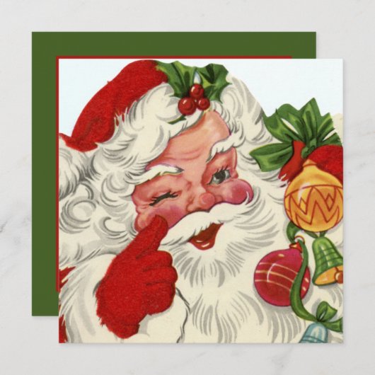 kerstfeestdag in het vizier kaart (Voorkant / Achterkant)