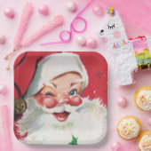 kerstfeestdag in het vizier papieren bordje (Feest)