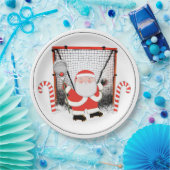 kerstfeestdag in Lacrosse Papieren Bordje (Feest)