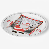 kerstfeestdag in Lacrosse Papieren Bordje (Gekanteld)