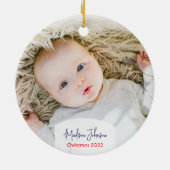 Kerstfeestdag in Oriental City Keramisch Ornament (Achterkant)