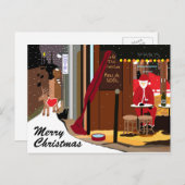 Kerstfeestdag in Parijs Briefkaart (Voorkant / Achterkant)