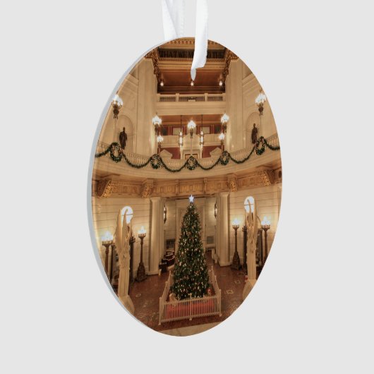 Kerstfeestdag in Pennsylvania State Capitol Ornament (voorkant)